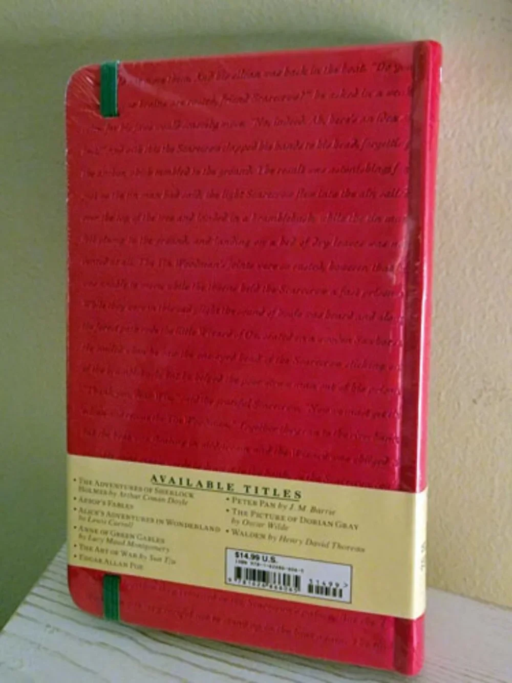 Wizard of Oz Novel Journal Tiny Text Forms Writing Lines For You Wicked NEW OOP